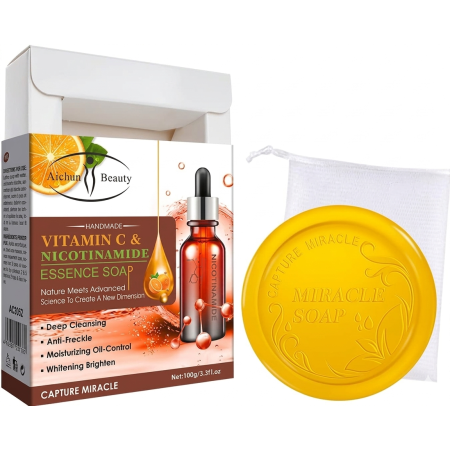 Aichun Beauty Vitamin C & Nicotinamide Essence Soap 100g