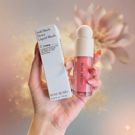 Rose Berry Soft Pinch Dewy Liquid Blush 15ml
