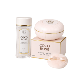 Rose Berry Coco Rose Dusting Powder & Body Scrub