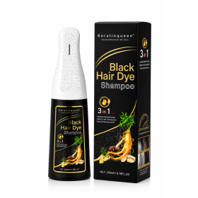 Keratine Queen Black Hair Dye Shampoo